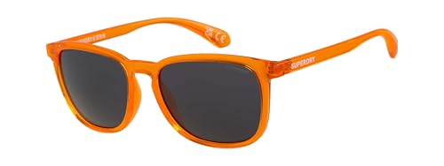 Superdry SDS-5027 Sunglasses 150 Flourecent Orange Crystal Smoke