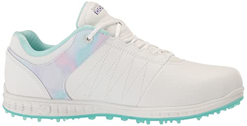 Miniatura 6 de Skechers Go Pivot Spikeless-Botas De Golf, Zapatillas Mujer, Blanco Salpicaduras Multicolor, 38.5 Eu