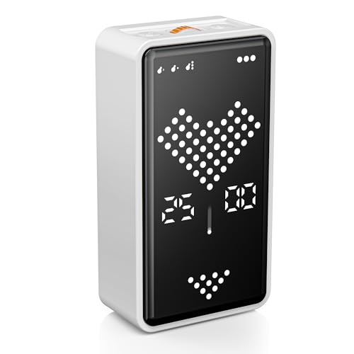 Exlliy Visual Timer, Rechargeable Digital Hourglass Timer with LED Display