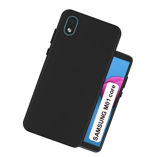 COBERTA Back Cover for SAMSUNG M01 core Back Cover Case - Black Silicon (B0CSDK48F6) Amazon Price History, Amazon Price Tracker