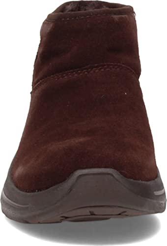 Skechers Skechers Performance Women's GO WALK ARCH FIT-CUTE N COZY, Chocolate, 7