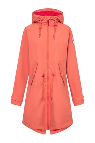 derbe Veste de pluie Ripstop Ripstop pour femme, Tiger Lily, 38