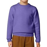 Generisch 2026 Kinderpullover Jungen Mädchen Lässiger Einfarbiger Pullover Rundhals Strickwaren...