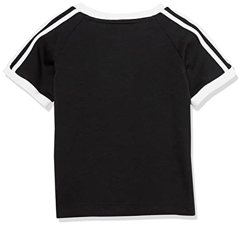 Adidas Originals Baby Adicolor 3-Stripes Tee, Black/White, 18M #TOP1