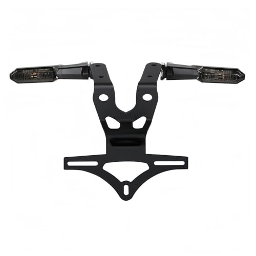 Support Plaque Immatriculation Moto KLR 650 pour Sorties Trail et Aventures