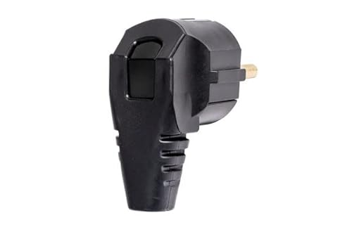 Gummi Schuko Stecker IP20 vollgummi wasserdicht feuchtraum aussen schukostecker IP20 (Gummin Winkelstecker)