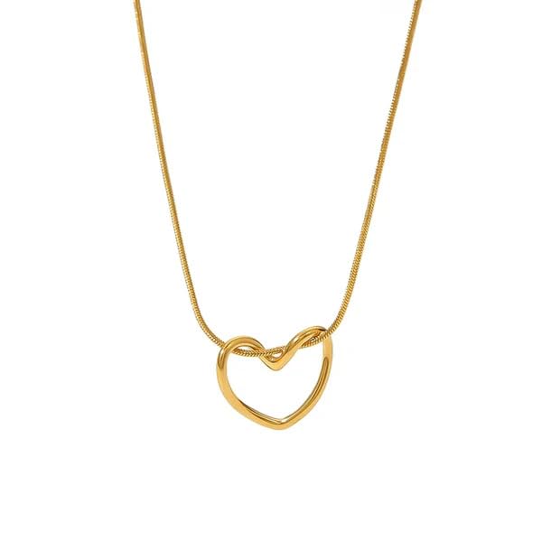 Bauble Cluster Anti Tarnish Gold Plated Heart Pendant Necklace for Girls and Women, Stainless Steel/Necklace With Chain/Locket/Jewellery Set/Gifts for Girls,wife,sister,love,bestfriend (Pack of 1) (B0DBJDMF4K) Amazon Price History, Amazon Price Tracker
