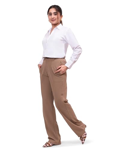 Image of ESTA Women Full Sleeve Stylish Western Official Formal Shirts Regular fit Shirts for Women