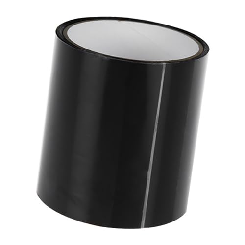 Cinta selladora de PVC negro de 150 x 10 cm, cinta de reparación de fugas de agua para techo, ventana, tubería, cinta de sellado negra