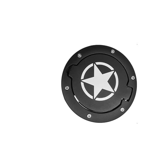Couvercle de réservoir carburant pour Jeep Wrangler JK 2007-2017 trappe noire