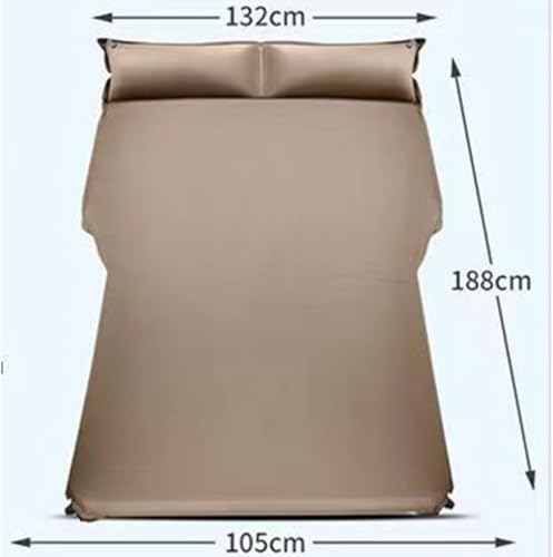 JZWSD Car Inflatable Mattress for Volvo V60 V70 V90 XC40 XC60 XC70 XC90 2023 2024 Portable Flocking Air Mattress Camping Travel Mattress Auto Accessories,Black