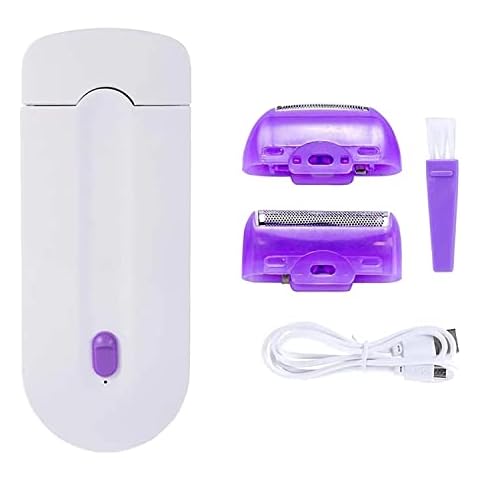 Hair Eraser Epilator for Men Women, USB Rechargeable Blue Light Induction Epilator, Painless Hair Removal, Soft Smooth Silky Skin Painless Exfoliation Hair Remover, Apply to Any Part of The Body Cover