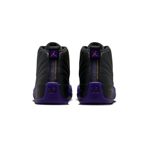Nike Air Jordan 12 Retro - Black / Field Purple / Metallic Gold3