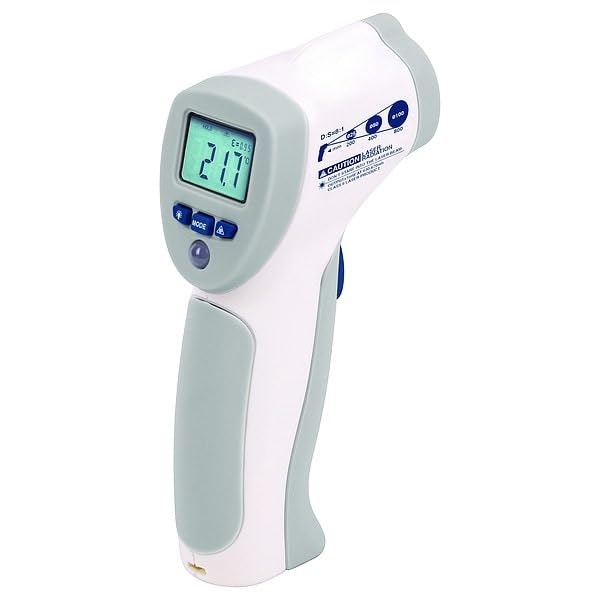 Food Service Infrared Thermometer, Fixed 0.95, -58 Degrees to 392 Degrees F F, Backlit LCD, Mfr: FS-200-A