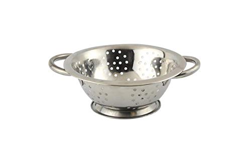 Apollo SS Colander 1qt 2 Handles, Multi-Colour, 22 x 17 x 7