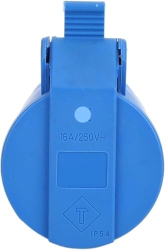 Enchufe industrial IP44 contra humedad conector 16A 2P+E para evitar fallos de gas 6