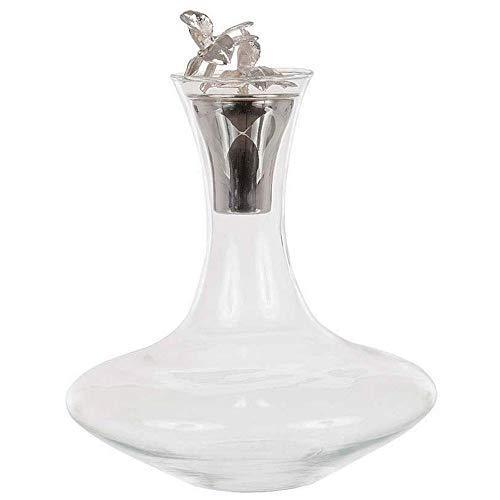 Decanter com Detalhe de Orquídea Sheffield Plate
