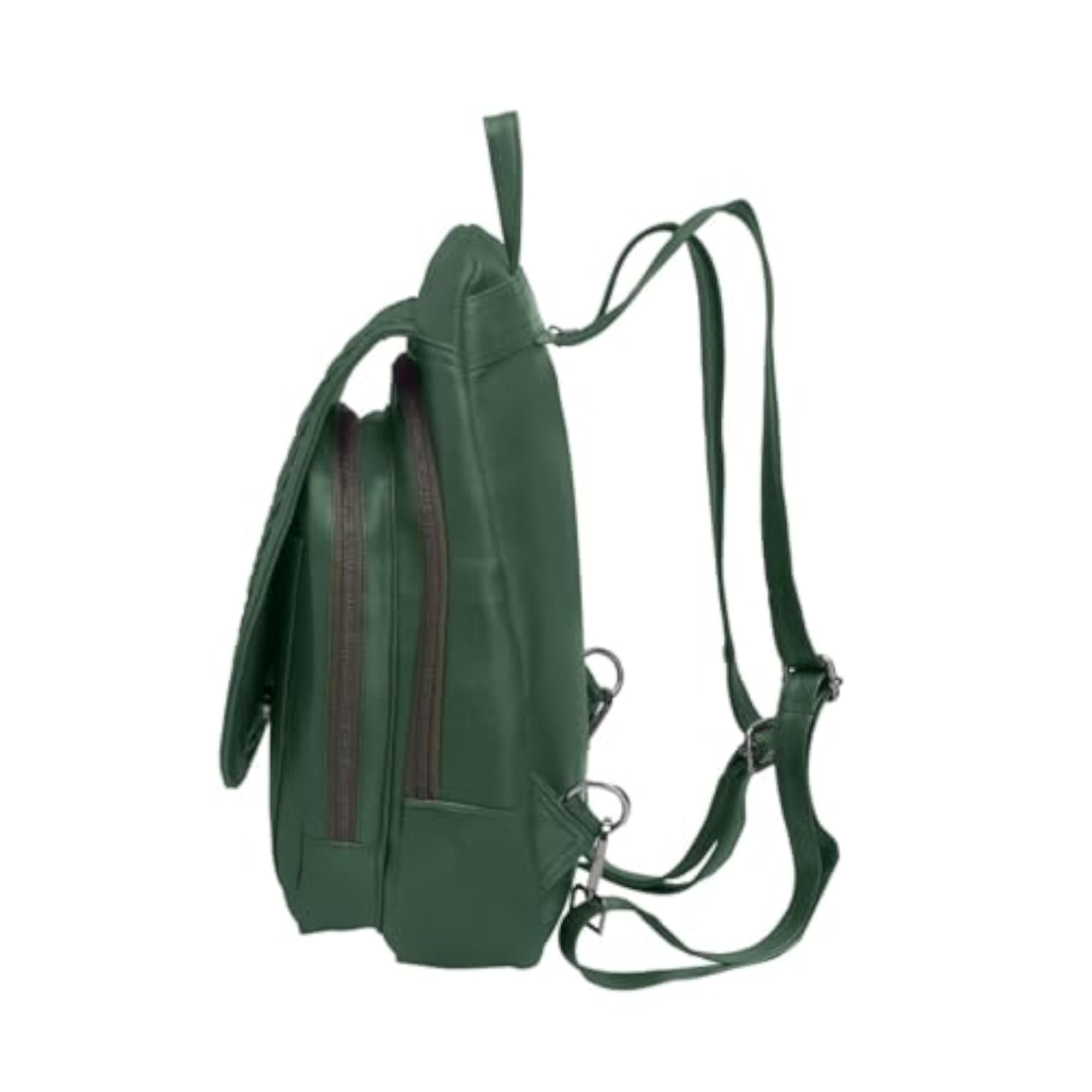 Elegant Faux Leather Stylish Backpack