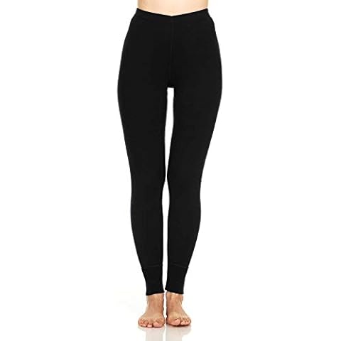 Minus33 100% Merino Wool Base Layer 803 Women's MidWeight Bottoms Black Medium Cover
