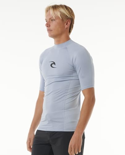 Rip Curl Men's Waves UPF 50 Performance Short Sleeve Rashguard2