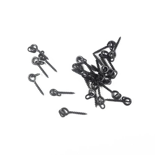 100 tornillos boilie para pesca de carpas, multicolor miniatura 6