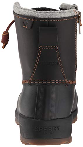 Sperry Womens Maritime Repel Boots, Black, 8.5 #TOP2