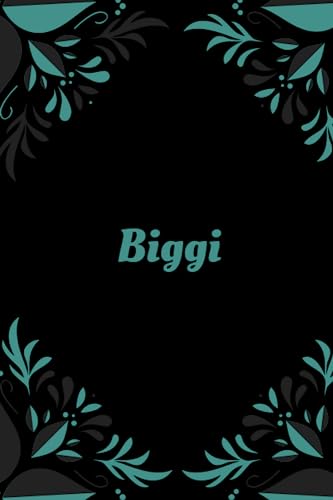 Biggi: Personalisiertes Notizbuch mit namen, hübsches Geschenk für Biggi