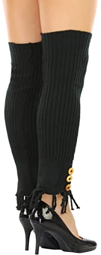Image of ToBeInStyle Women's Long Over The Knee Leg Warmers Bright Thigh High