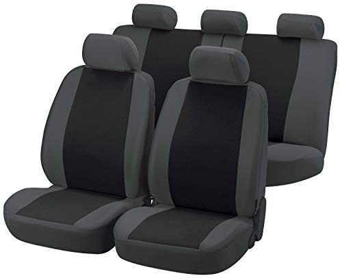 Preisvergleich Produktbild Walser 11303 Autositzbezug Classic grau schwarz