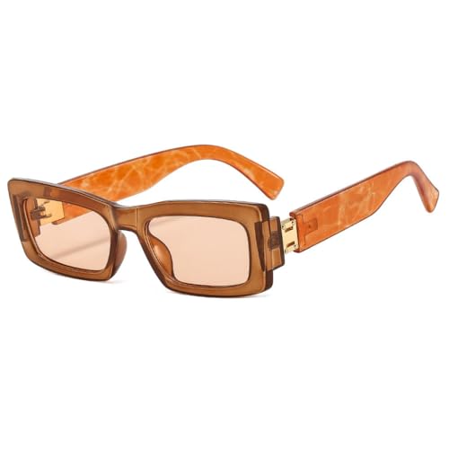 Petites lunettes de soleil carrées contre l'éblouissement UV400