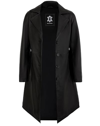 Classic Turn Down Collar Vintage Style Leather Coat For Women - Real Lambskin Outerwear Leather Jacket Women3