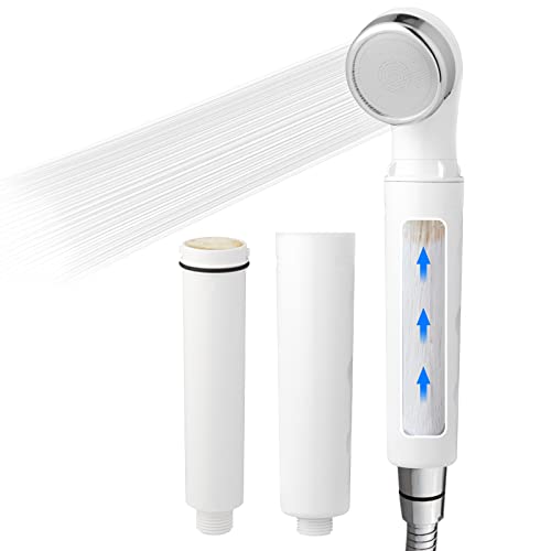 legionela Shower Head Filter High Pressure Water Softer Filter Removed 99.99999% of Harmful Substance(50pcs) Plus White
