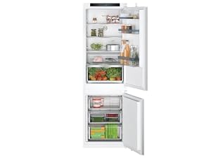 Bosch KIN86VSE0 Serie 4 Einbau-Kühl-Gefrier-Kombina... 177, 2x54, 1cm Nische, 184L Kühlen & 76L Gefrieren, Schleppscharnier, Made in Germany, VitaFresh XXL längere Frische, NoFrost nie wieder abtauen
