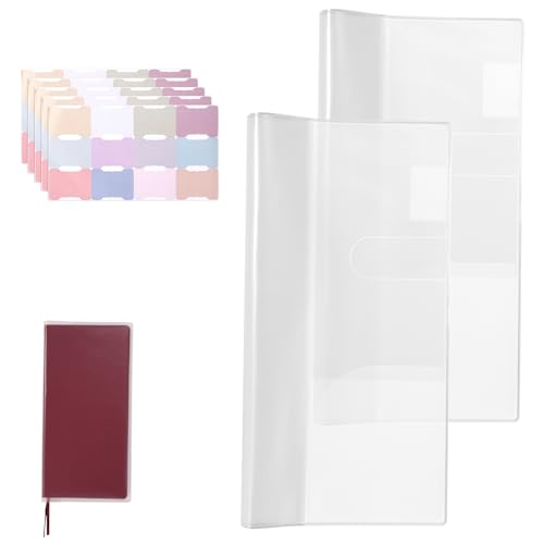 2pcs Protecteur Transparent Hobonichi Weeks PVC 8.2x7.8po