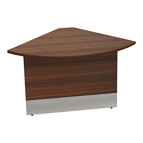 家具のAKIRA ローカウンター 受付台コーナー 幅 70cm 高さ 72cm 奥行 70cm 木製 ブラウン木目 LCM-C700-DB