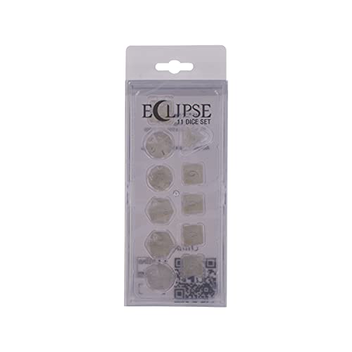 Eclipse 11 Dice Set (Arctic White)