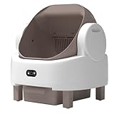 Gimars Open-top Smart Cat Litter Box Champagne