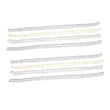 OATIPHO 8個 公仔用まげストリップ フェイクアイラッシュ ブラック ブラウン ティー ゴールド各