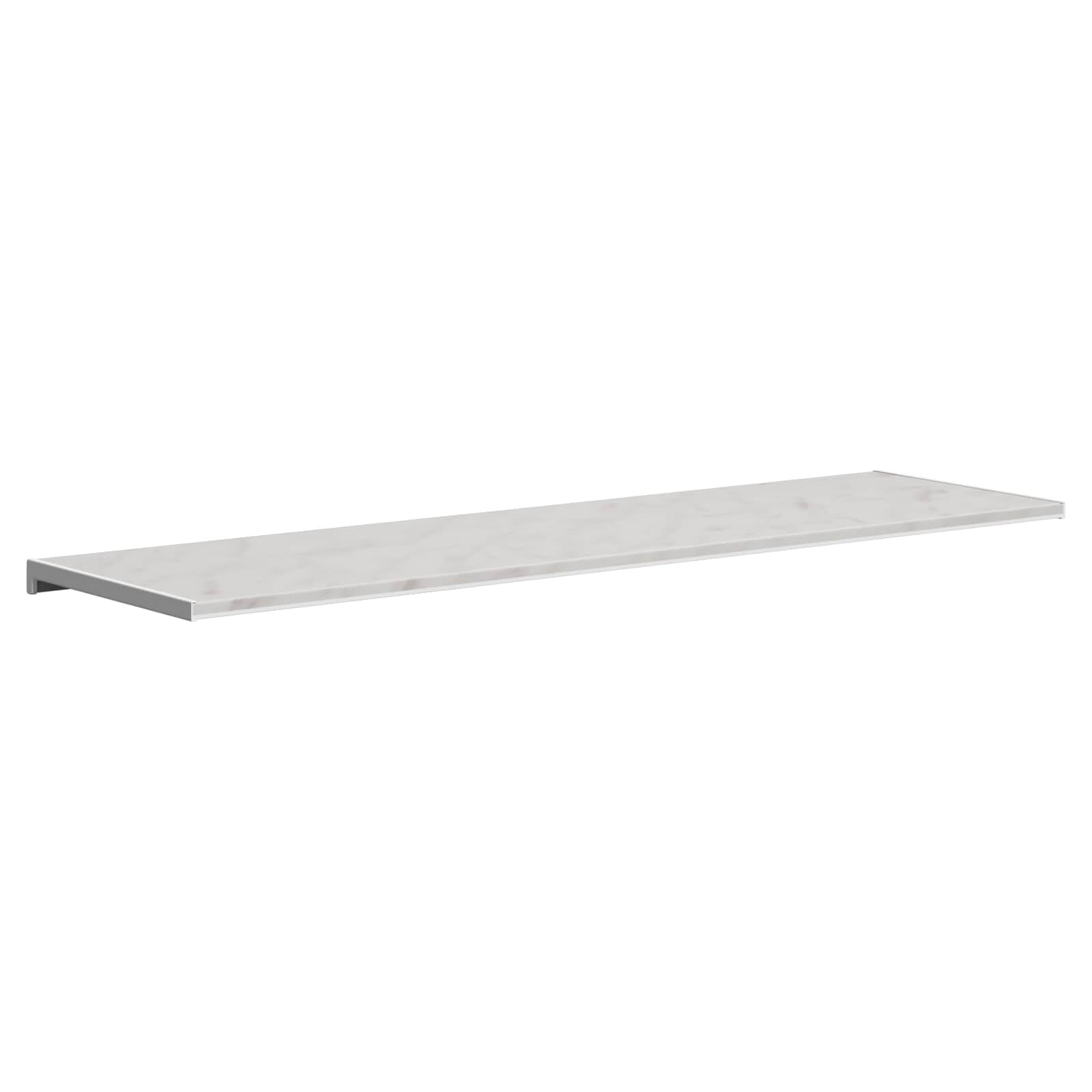 davanzale moderno in PVC, 160 x 45 x 4,5 cm, effetto marmo bianco, per interni ed esterni, facile da pulire, resistente all'umidità, facile da montare con adesivo standard
