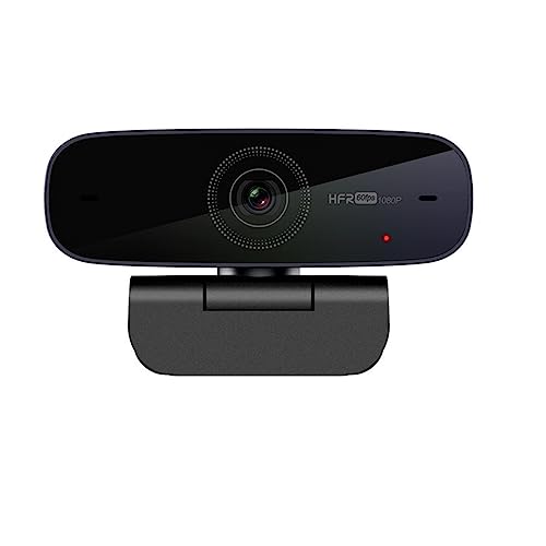 MKHFP Cámara Web en Streaming, 1080p 60Fps Auto Focus Webcam Full HD USB Camera Stream con micrófonos for PC Conferencia de Negocios for conferencias