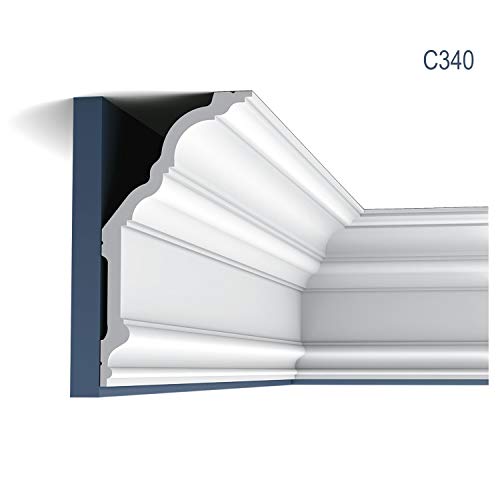 Cornisa C340 Orac Decor de gran relieve lista para pintar 4