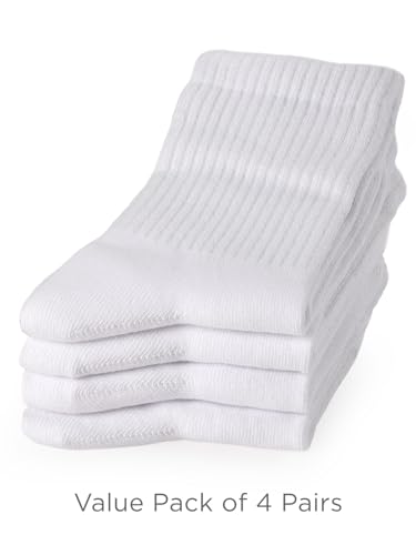 Image of COTTON DAY Unisex School Kids Boys Girls Soft Combed Cotton Athletic Socks