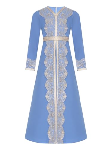 Abaya musulmane filles et robe demoiselle dhonneur pour mariages