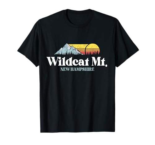 Wildcat Mountain, NEW HAMPSHIRE, Ski Slopes Snowboard Hiking T-Shirt