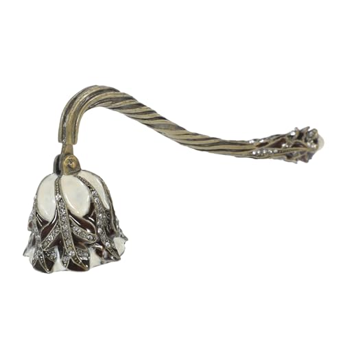 ABOOFAN Rhinestone Inlaid Zinc Alloy Candle Snuffer for Home Elegant Wick Extinguisher Tool