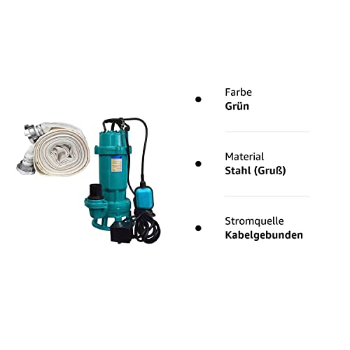 Foto von Tauchpumpe 1500W IBO 1,5 kW mit Zerkleinerer + 2