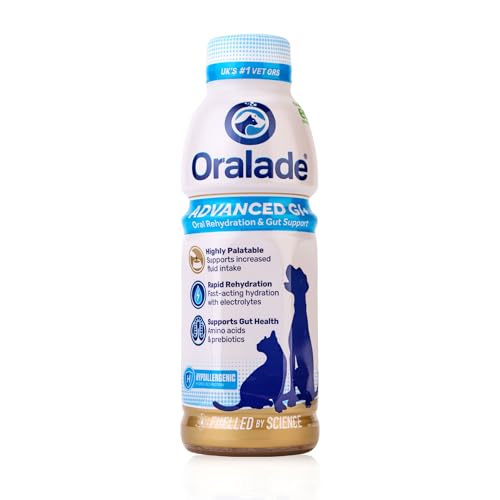 Oralade - Advanced GI+ Oral Rehydration & Gut Support for Pets - Fast and Effective Hydration - Roast Chicken Flavour - Suitable for All Ages - 500ml