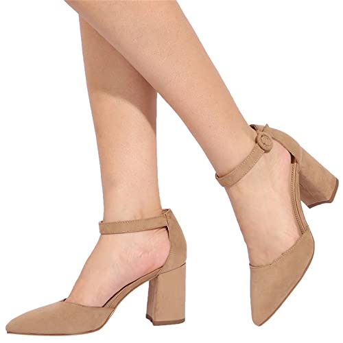 Slingpumps Damen Frauen Sexy Sandale Mit Geschlossene Pumps High Heels...