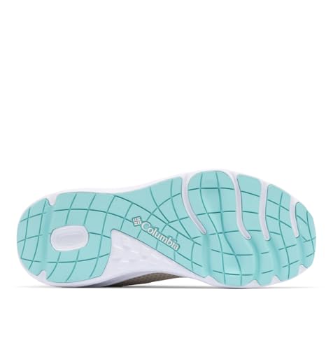 Columbia Womens PFG Castback Non Slip Boat Shoe, Fossil/Spray, 10
