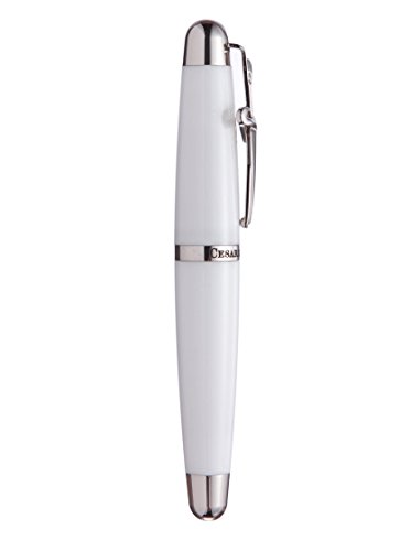 Bolígrafo roller Cesare Paciotti SL0118 blanco de alta gama con tinta fluida 2